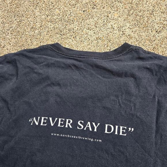 Vtg OLD RASPUTIN Russian Imperial Stout Portrait Graphic Beer Tee Shirt XXL - Picture 4 of 7